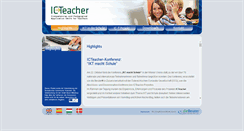 Desktop Screenshot of icteacher.eu