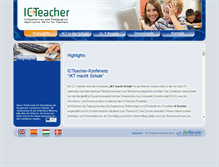 Tablet Screenshot of icteacher.eu